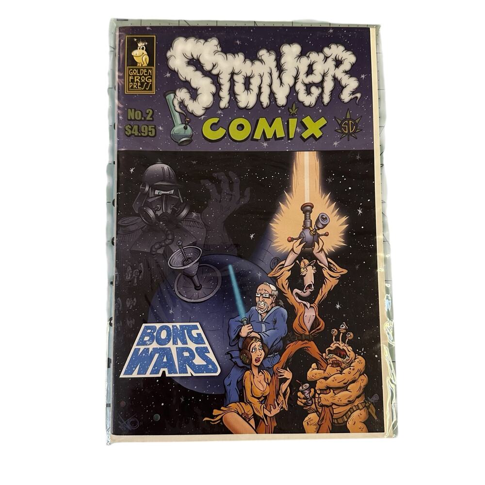 Stoner Comix #2 Bong Wars Limited Edition Print Run Rare Indie Comic Book Sci-Fi
